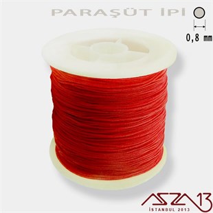 Kırmızı 0,8 mm Paraşüt İp (Bobin 100 metre)