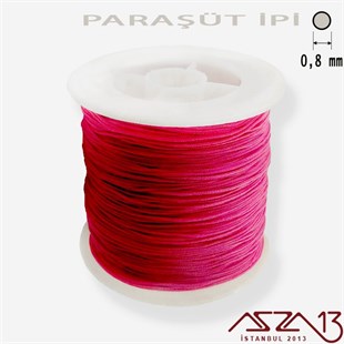 Koyu Pembe 0,8 mm Paraşüt İp (Bobin 100 metre)