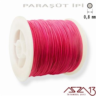Koyu Pembe 0,8 mm Paraşüt İp (Bobin 100 metre)