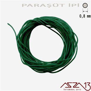 Koyu Yeşil 0,8 mm Paraşüt İp (Bobin 100 metre)