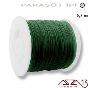 Koyu Yeşil 0,8 mm Paraşüt İp (Bobin 100 metre)