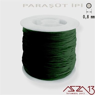 Koyu Yeşil 0,8 mm Paraşüt İp (Bobin 100 metre)