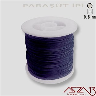 Lacivert 0,8 mm Paraşüt İp (Bobin 100 metre)