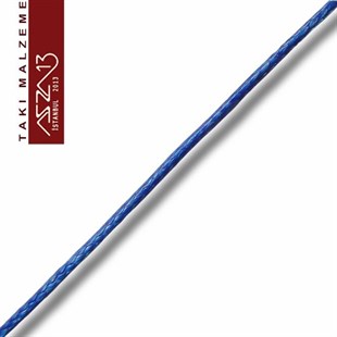 Mavi 1,00 mm Kalınlıkta Film Kaplı Paraşüt İpi / 3 Metre