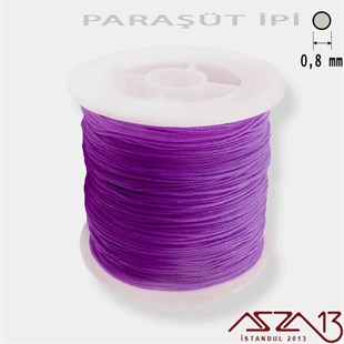 Mor 0,8 mm Paraşüt İp (Bobin 100 metre)