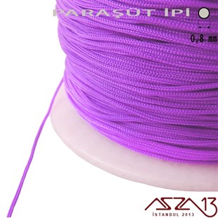 Mor 0,8 mm Paraşüt İp (Bobin 100 metre)