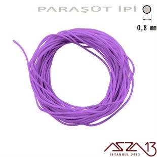 Mor 0,8 mm Paraşüt İp (Bobin 100 metre)