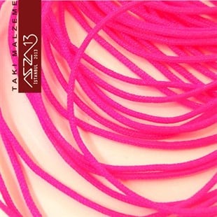 Neon Pembe 0,8 mm Kalınlıkta Paraşüt İpi / 5 Metre