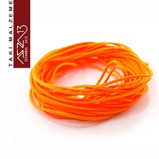 Neon Turuncu 0,8 mm Kalınlıkta Paraşüt İpi / 5 Metre