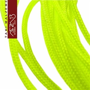 Neon Yeşil 0,8 mm Kalınlıkta Paraşüt İpi / 5 Metre
