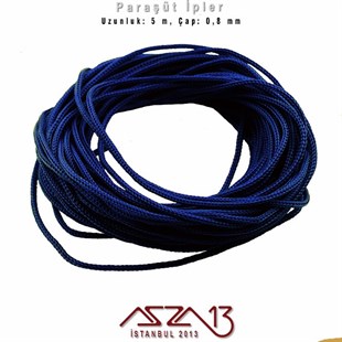 Royal Mavi 0,8 mm Kalınlıkta Paraşüt İpi / 5 Metre