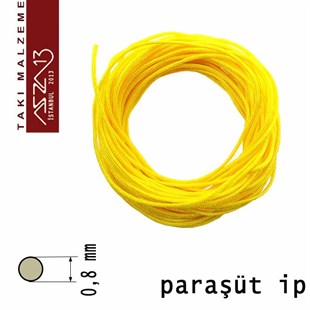 Sarı 0,8 mm Kalınlıkta Paraşüt İpi / 5 Metre