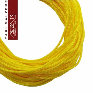 Sarı 0,8 mm Kalınlıkta Paraşüt İpi / 5 Metre