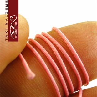 Şeker Pembe 1,00 mm Kalınlıkta Film Kaplı Paraşüt İpi / 3 Metre