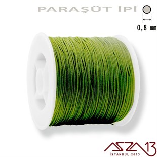 Zeytin Yeşil 0,8 mm Paraşüt İp (Bobin 100 metre)