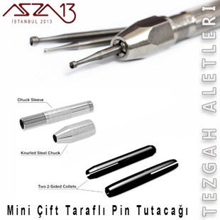 Mini İki Yönlü Çelik Pin Tutucu