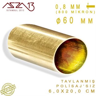 Pirinç Boru (60 mm x 200 mm)