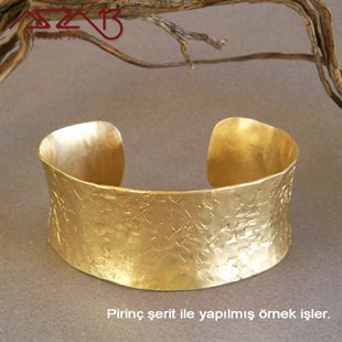 0.8 mm Pirinç Şerit (40 mm x 200 mm)