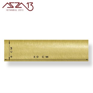 0.8 mm Pirinç Şerit (60 mm x 300 mm)