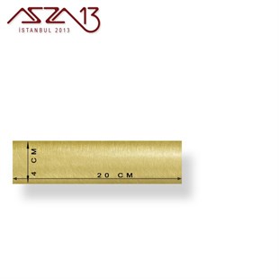 0.8 mm Pirinç Şerit (40 mm x 200 mm)