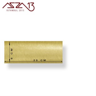 0.5 mm Pirinç Şerit (60 mm x 200 mm)