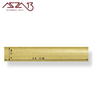 0.8 mm Pirinç Şerit (40 mm x 300 mm)