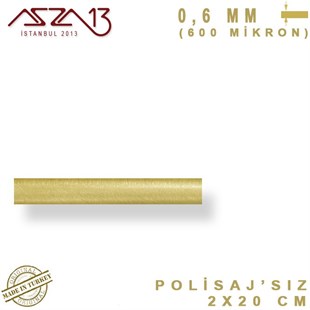 0.6 mm Pirinç Şerit (20 mm x 200 mm)