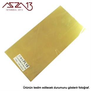0.6 mm Pirinç Levha (100 mm x 200 mm)