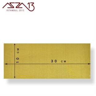 0.8 mm Pirinç Levha (100 mm x 300 mm)