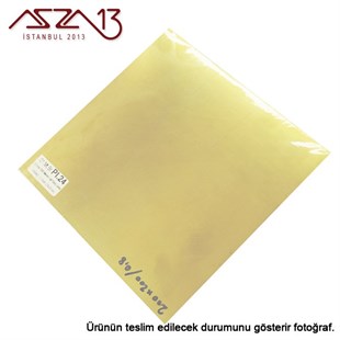 0.8 mm Pirinç Levha (200 mm x 200 mm)