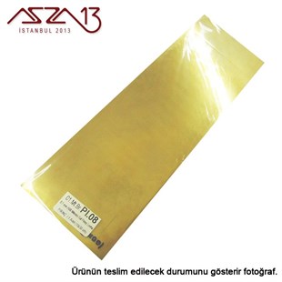 0.5 mm Pirinç Levha (100 mm x 300 mm)
