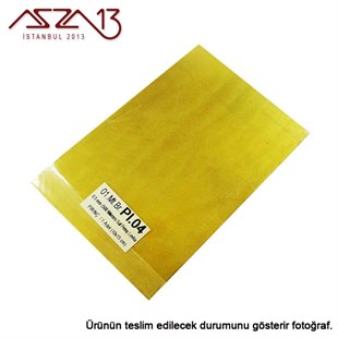 0.5 mm Pirinç Levha (100 mm x 150 mm)