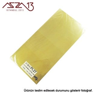 0.8 mm Pirinç Levha (100 mm x 200 mm)