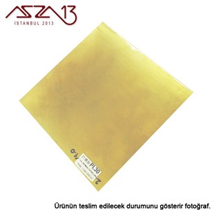 1.0 mm Pirinç Levha (200 mm x 200 mm)
