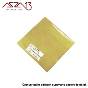 1.0 mm Pirinç Levha (100 mm x 100 mm)
