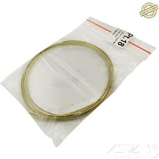 Pirinç Yarım Yuvarlak Tel / 1,0x2,0 mm / 1 Metre