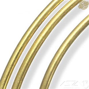 Pirinç Yuvarlak Tel / 2,0 mm / 1 Metre