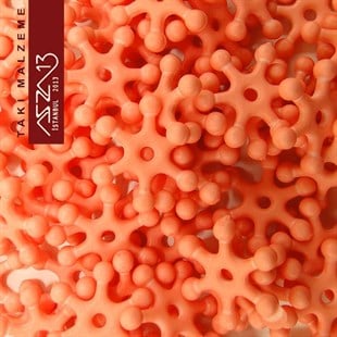Pembe, Akrilik, 14 mm, Kar Tanesi Boncuk / Paket İçeriği 100 Adet
