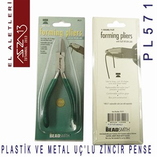 Plastik Düz ve Metal Yarım Yuvarlak Uçlu Pense