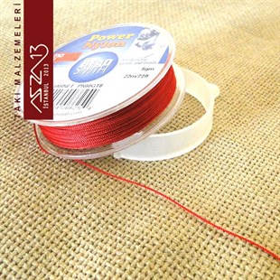 0,5 mm Power Nylon Fiber İplik / Kırmızı