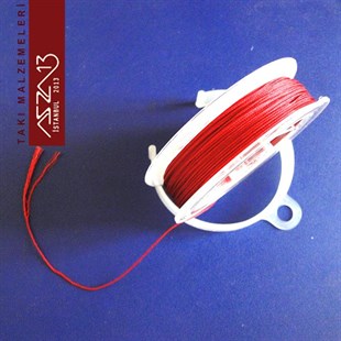 0,5 mm Power Nylon Fiber İplik / Kırmızı