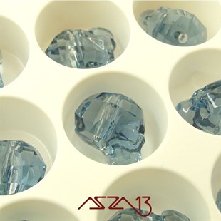 Swarovski 5750 Denim Blue (Skull Bead) 13 mm Kurukafa Boncuk