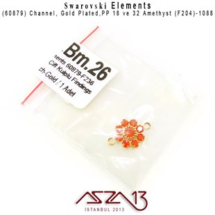 60879 F236 1088 (Hyantach) PP 18 ve 32 Gold Plated Linked / 1 Adet