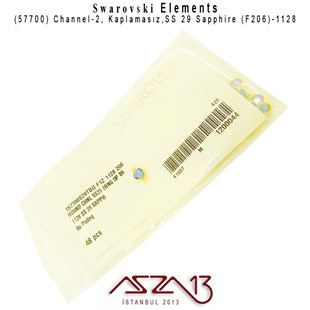 57700 F206 1128 (Sapphire) SS 29 No Plated Linked / 1 Adet