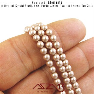 5810-305 Crystal Powder Almond Pearl 4 mm (İnci) / 50 Adet