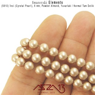 5810-305 Crystal Powder Almond Pearl 6 mm (İnci) / 40 Adet