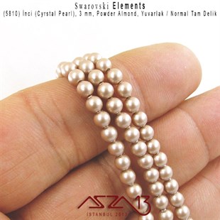 5810-305 Crystal Powder Almond Pearl 3 mm (İnci) / 50 Adet
