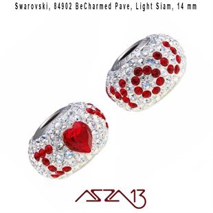 Swarovski 84902 Light Siam (BeCharmed Pave) 14 mm Pave