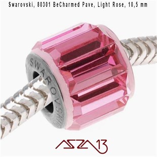 Swarovski 80301 Rose (BeCharmed Bead) 10,5 mm Pave