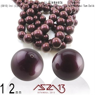 5810-784 Crystal Blackberry Pearl 12 mm (İnci) / 10 Adet